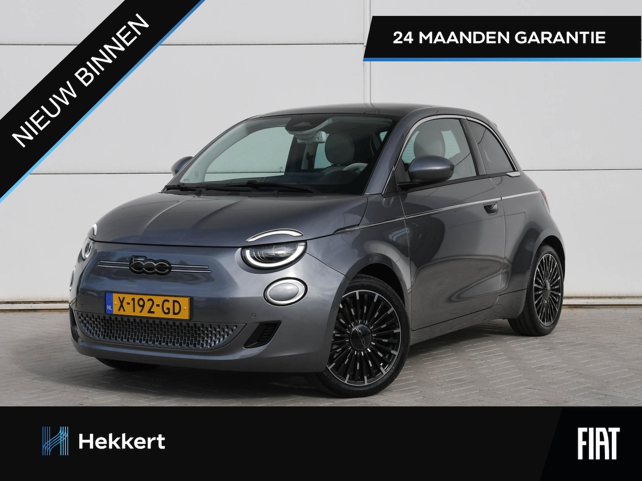 Fiat 500 - La Prima 42kWh 118pk Automaat PANO-DAK | DODE HOEK | LEDER | CAMERA | KEYLESS ENTRY | STOE - AutoWereld.nl