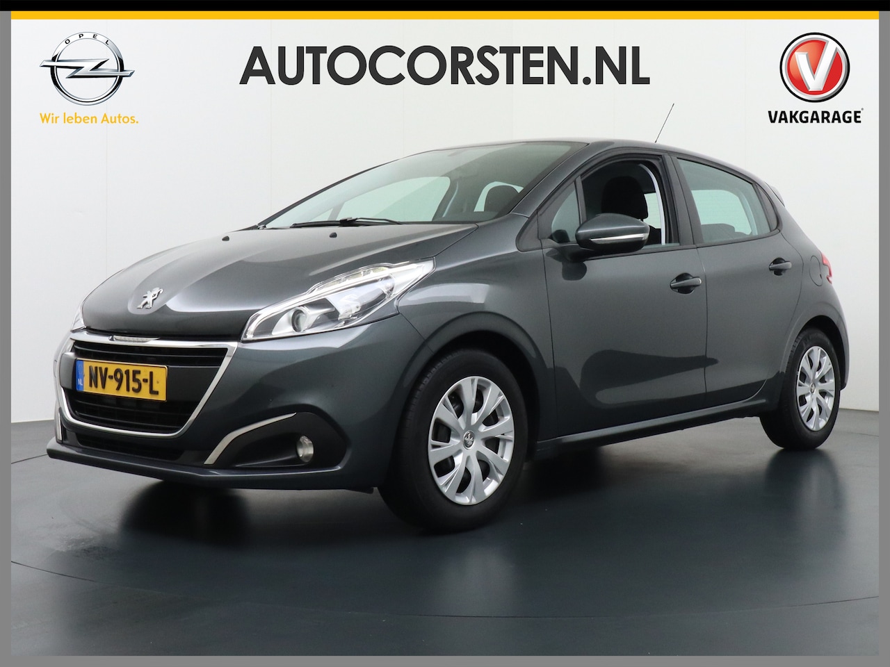 Peugeot 208 - 1.2I 82PK Apple Carplay Android Auto Airco Navi Cruise Control DAB+ Pdc Led Bluetooth Conn - AutoWereld.nl