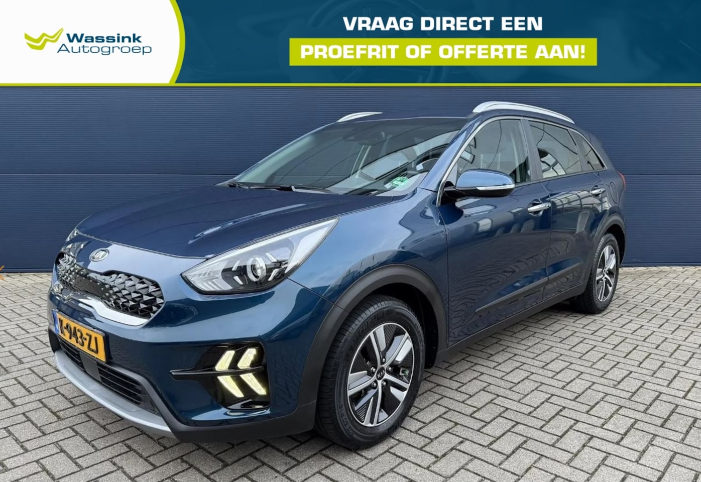 Kia Niro - 1.6 GDi Hybrid 141pk DCT6 DynamicLine | Navigatie | Trekhaak | Parkeercamera | Climate con - AutoWereld.nl