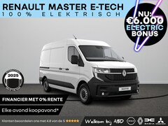 Renault Master E-Tech - Gesloten Bestel L2H2 T35 Electric 140 Long Range 1AT Advance | Achteruitrijcamera | C-Shap