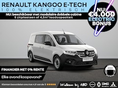 Renault Kangoo E-Tech - Dubbele Cabine L2H1 44kWh 120 1AT Advance | Cruise control en snelheidsbegrenzer | Elektri