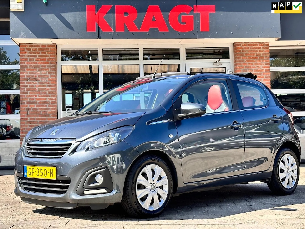 Peugeot 108 - Active Top 1.0 VTi 69 pk - Leder - Cabrio - airco - AutoWereld.nl