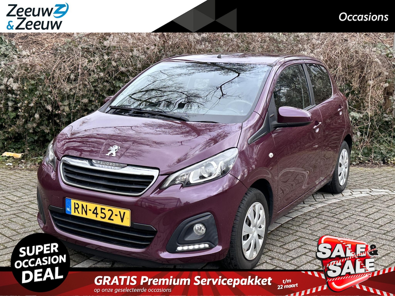 Peugeot 108 - 1.0 e-VTi Active | SUPER LEUKE KLEUR | AIRCO | RADIO| BLUETOOTH | - AutoWereld.nl