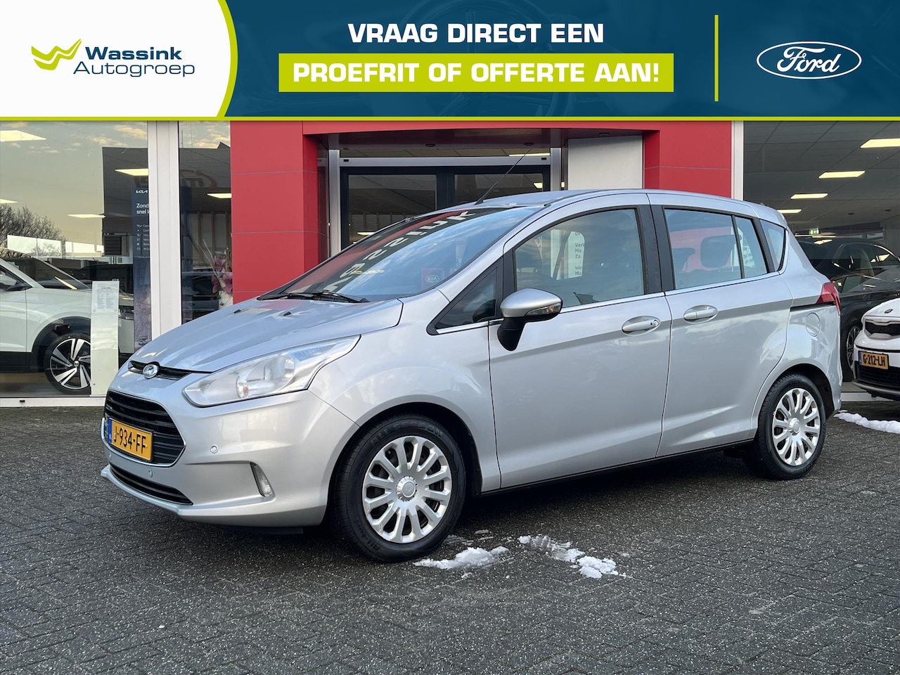 Ford B-Max - 1.0 Turbo 100PK Titanium I Trekhaak 750KG I Stoel/Stuur/voorruit Verwarming I Parkeersenso - AutoWereld.nl