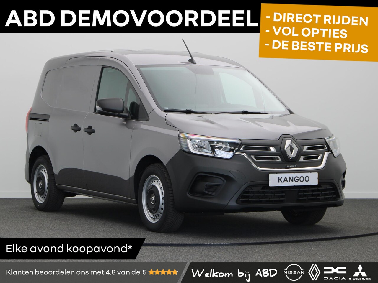 Renault Kangoo E-Tech - Advance L1 22 kWh | DEMO | 80 kW DC Laden | Achteruitrijcamera | - AutoWereld.nl