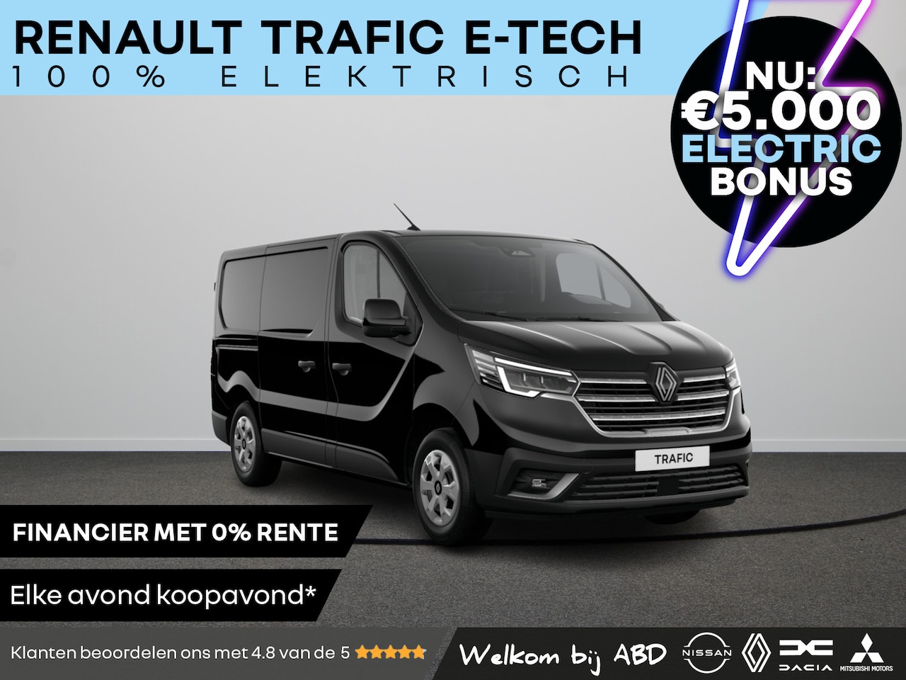 Renault Trafic E-Tech - Gesloten Bestel L2H1 Electric 120 1AT Comfort | Achteruitrijcamera | Airconditioning | C-S - AutoWereld.nl