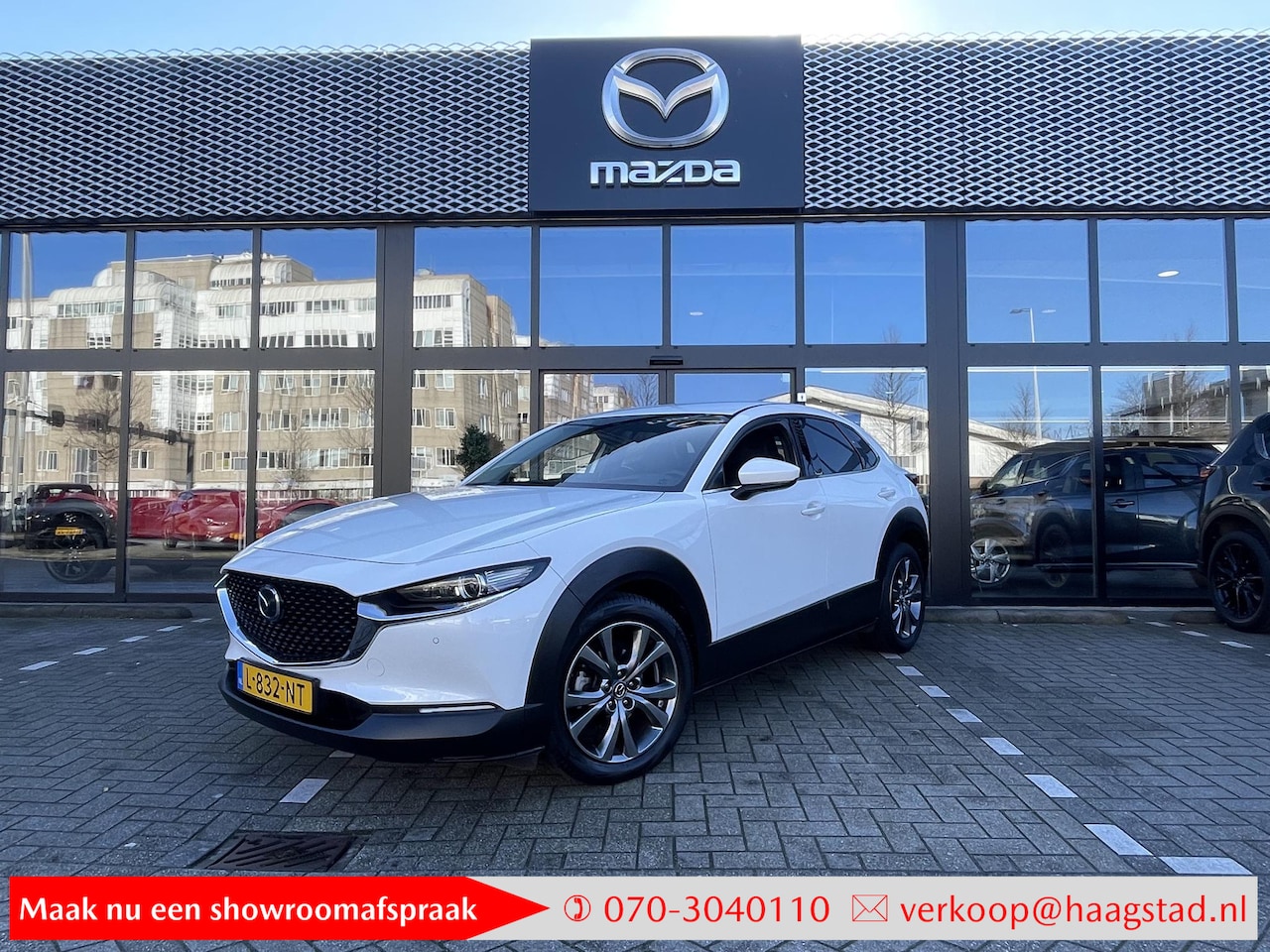 Mazda CX-30 - 2.0 e-SkyActiv-X M Hybrid Luxury Dealer onderhouden / 1e eigenaar / Leder - AutoWereld.nl