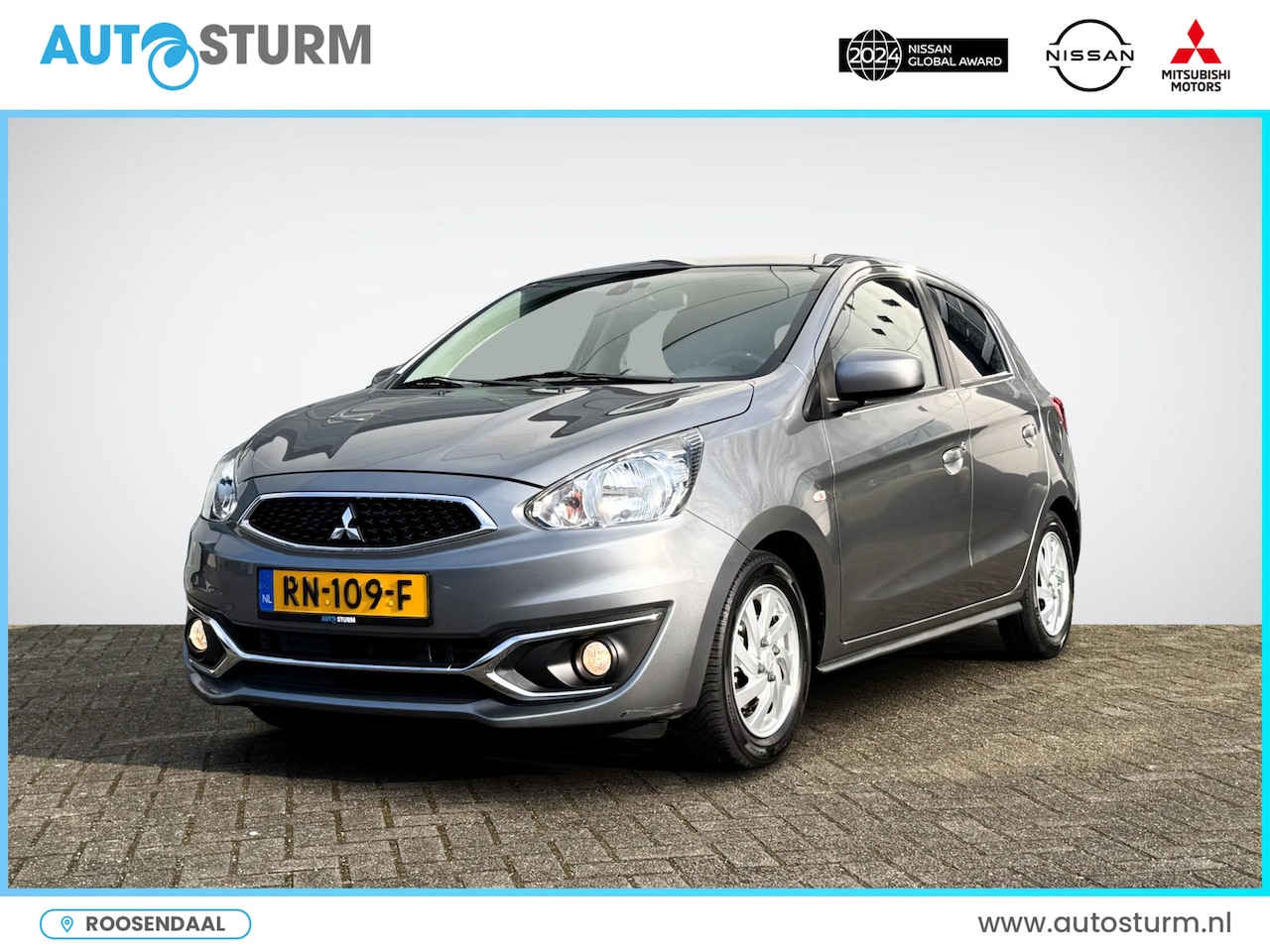 Mitsubishi Space Star - 1.2 Connect Pro | Apple Carplay/Android Auto | Cruise Control | Airco | Elek. Ramen + Spie - AutoWereld.nl