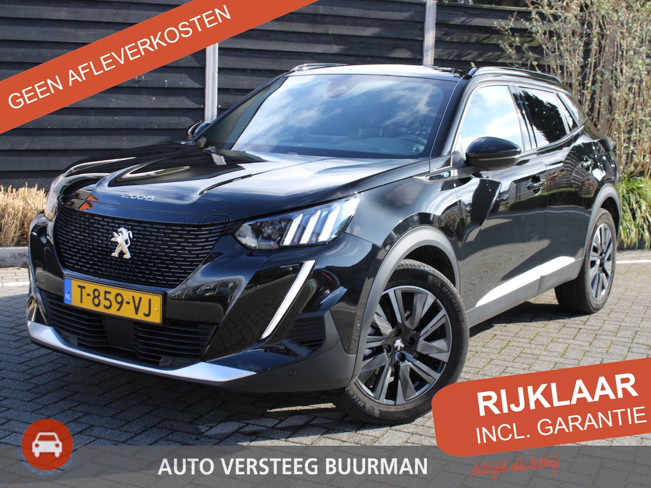 Peugeot e-2008 - EV GT 50 kWh Navigatie, Lichtmetalen velgen 18 inch, Keyless Entry, Dodehoek detectie - AutoWereld.nl