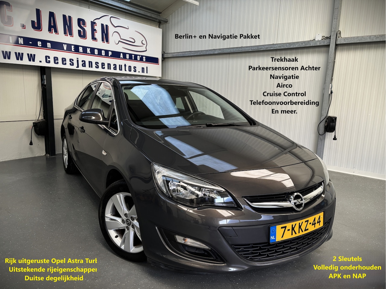 Opel Astra - 1.4 Turbo Berlin+ Navi DISTR.KETTING VERV. - AutoWereld.nl