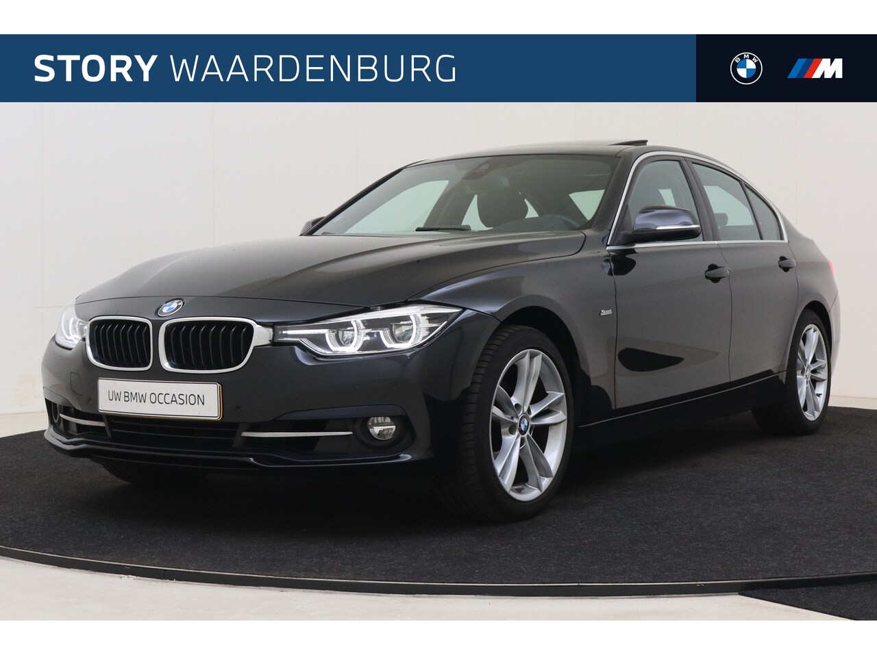 BMW 3-serie - 320i High Executive Sport Line Automaat / Schuif-kanteldak / Sportstoelen / LED / Head-Up - AutoWereld.nl