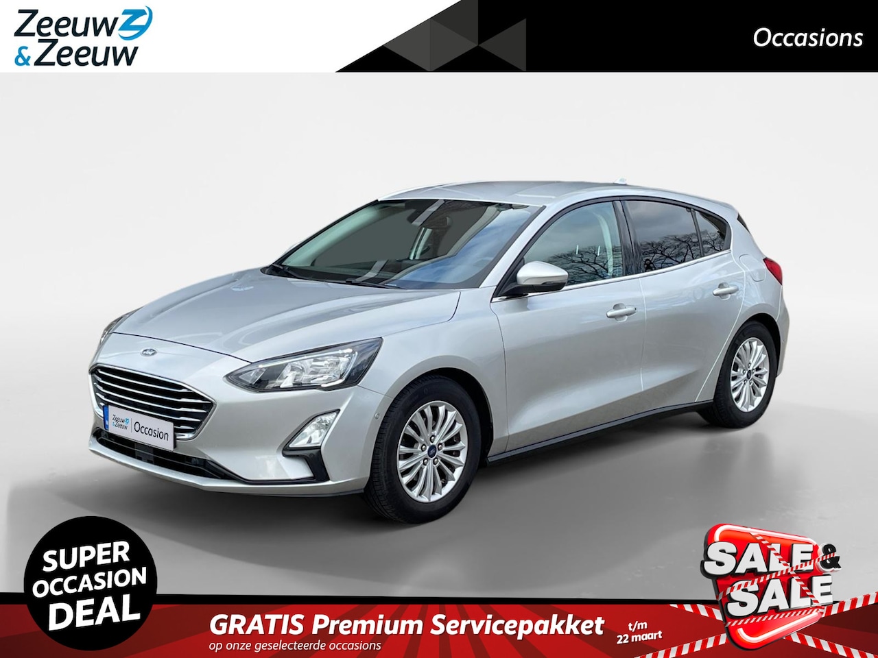 Ford Focus - 1.0 EcoBoost Hybrid Titanium X Business 125PK | B&O | Adaptieve Cruise Control | Trekhaak - AutoWereld.nl