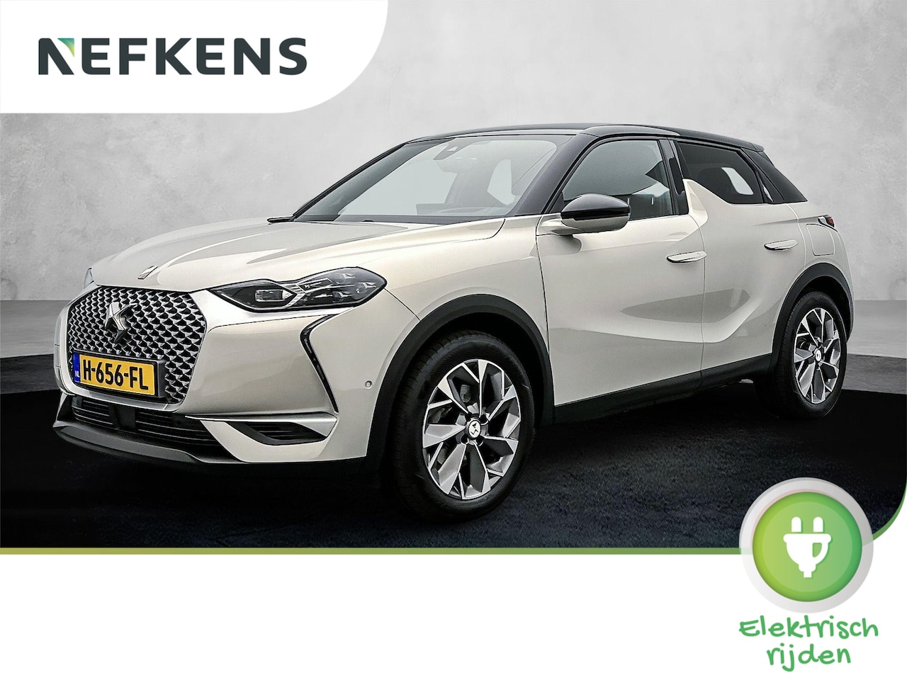 DS 3 Crossback - EV E-Tense So Chic 50 kWh 136 pk | Navigatie | Achteruitrijcamera | Parkeersensoren Voor e - AutoWereld.nl