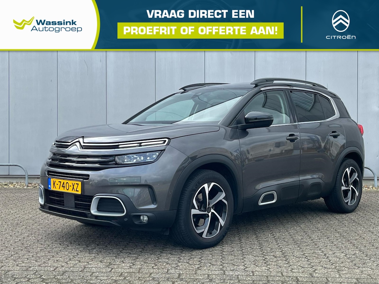 Citroën C5 Aircross - 1.6 PureTech 180pk Automaat Feel I Trekhaak I Navigatie I Winterpack - AutoWereld.nl