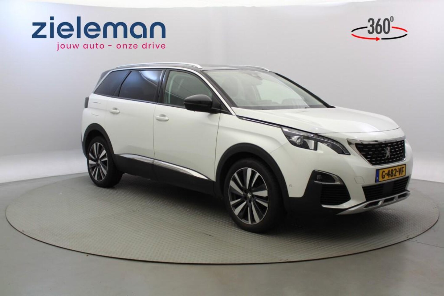 Peugeot 5008 - 1.2 PureTech Premium 7 persoons Automaat - Leer - AutoWereld.nl