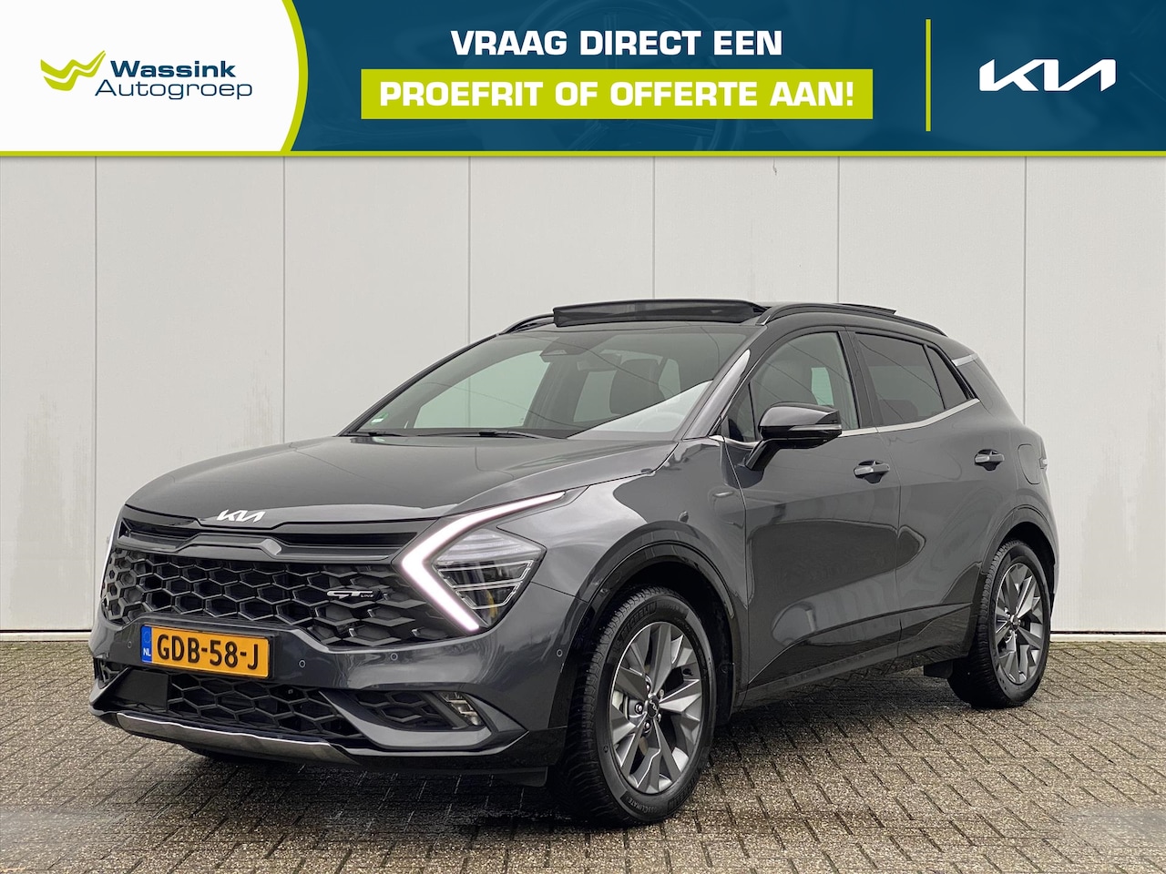 Kia Sportage - 1.6 T-GDi 230pk Hybrid AT6 GT-PlusLine | Full Option | Stoel verwarming & ventilatie | Ele - AutoWereld.nl