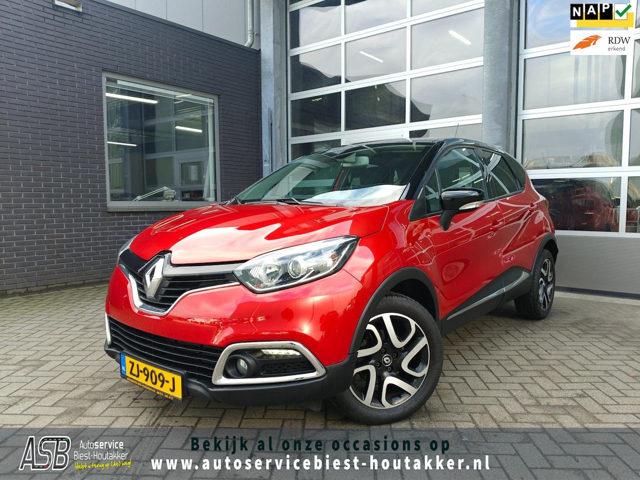 Renault Captur - 1.2 TCe Dynamique AUTOMAAT | Keyless Entry + Start | R-Link | Trekhaak | Luxe Leder | Airc - AutoWereld.nl