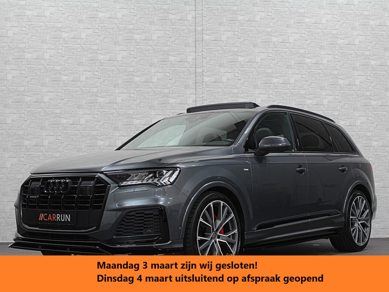 Audi Q7 - 3.0 V6 381pk Hybrid S-Line Sportpack | RS-Stoelen | 360 cam | ACC | Panodak | Laser | Soft - AutoWereld.nl