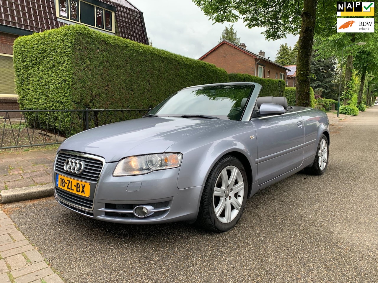 Audi A4 Cabriolet - 2.0 TFSI 200pk Aut Nederlandse auto leder xenon sportstoelen N.A.P - AutoWereld.nl