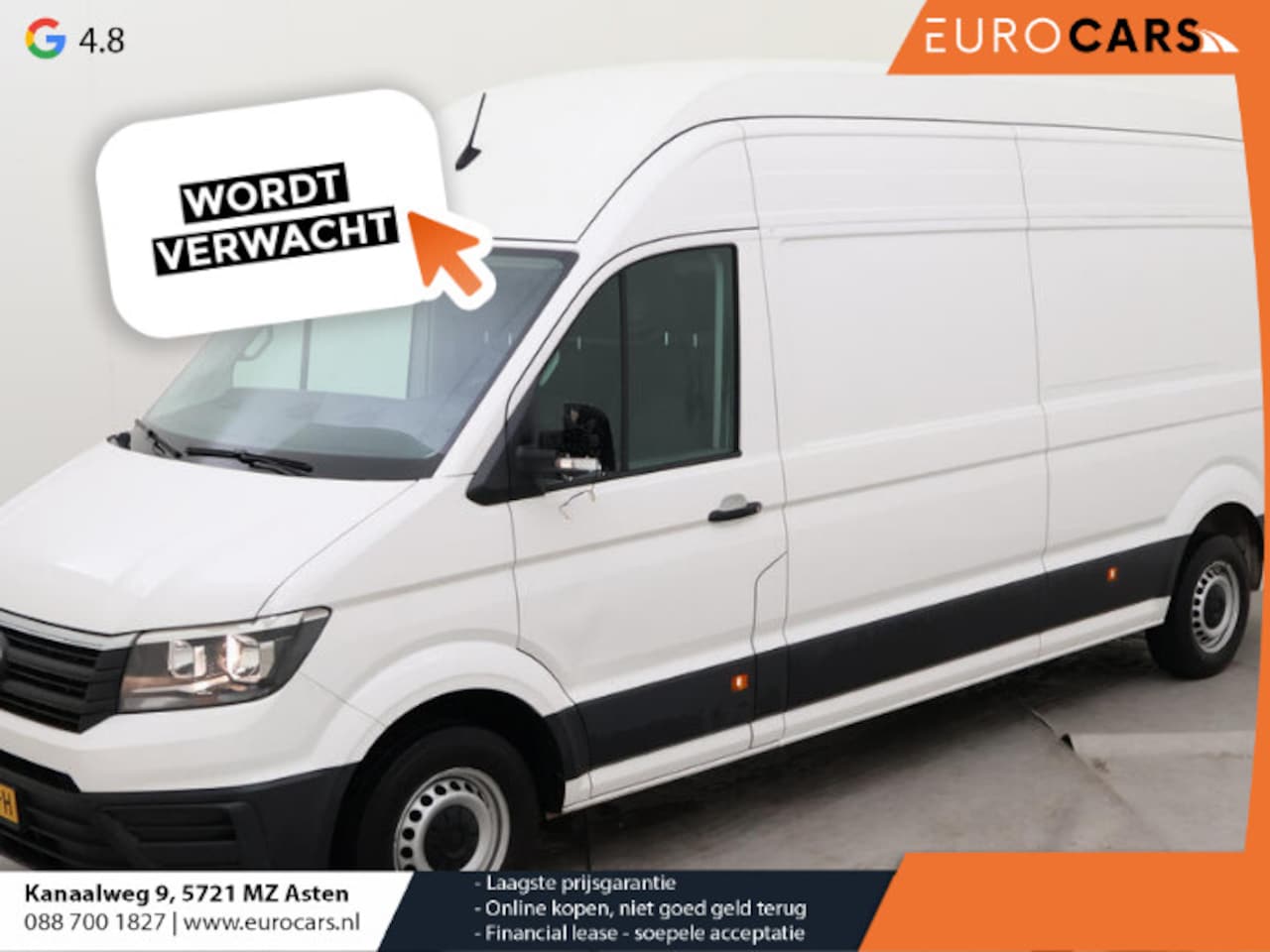 Volkswagen Crafter - 140pk L4H4 L3H3 Extra hoog Comfortline Trekhaak Airco Cruisecontrol Euro6 - AutoWereld.nl