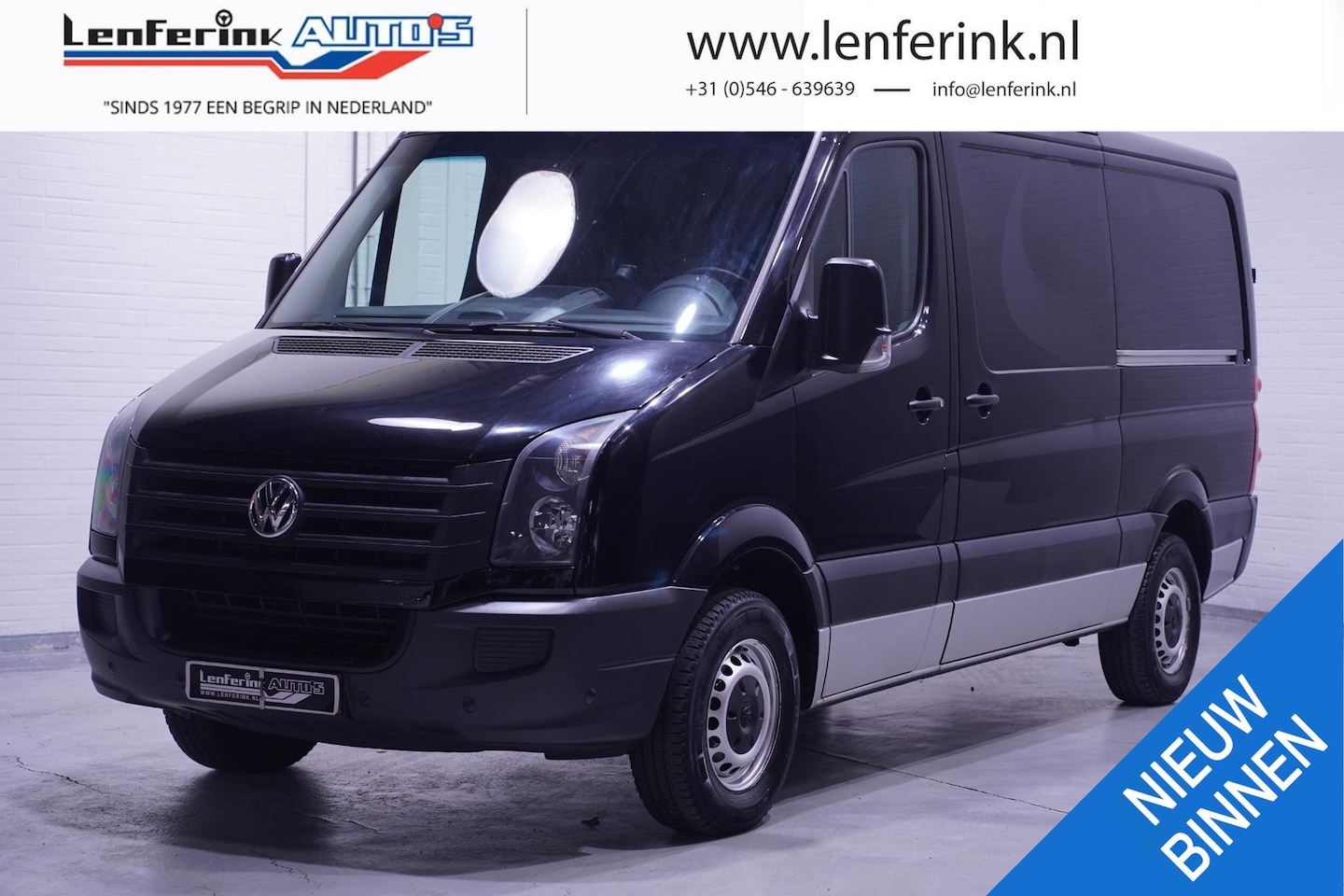 Volkswagen Crafter - 2.0 TDI 163 pk L2H1 Airco, 2x Schuifdeur Trekhaak, PDC V+A, Cruise Control, 2-Zits, APK 05 - AutoWereld.nl