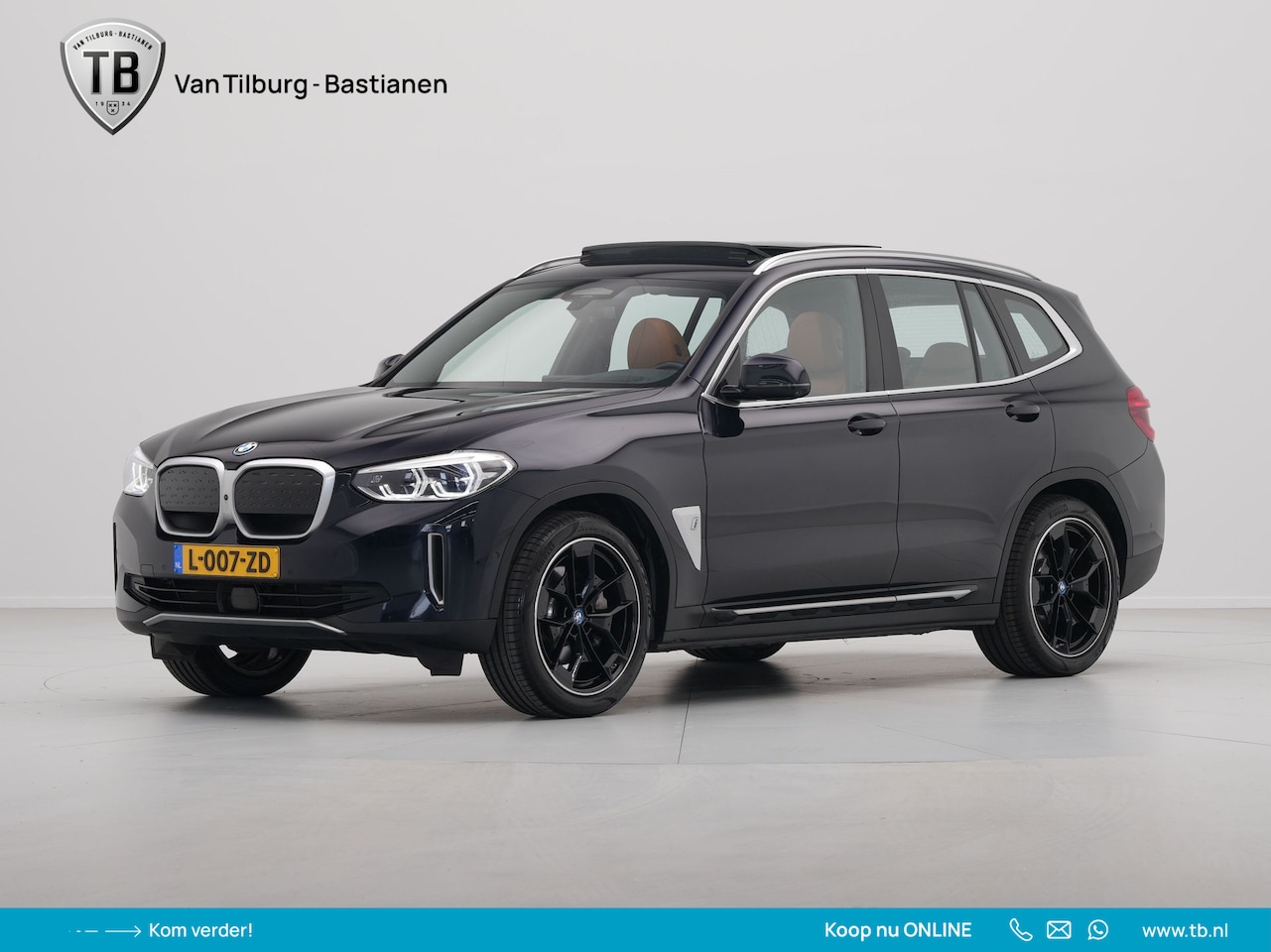 BMW iX3 - High Executive 80 kWh 285pk Panorama Navigatie Trekhaak Stoelverwarming - AutoWereld.nl