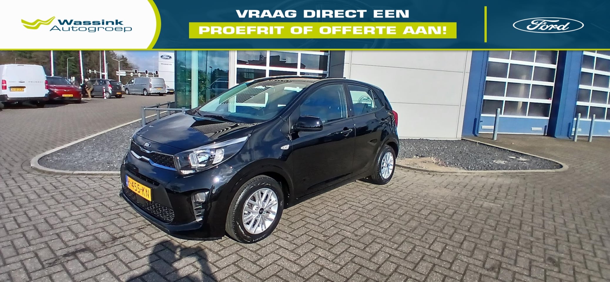 Kia Picanto - 1.0 MPi 67pk 4-zits DynamicLine | Navigatie By App | Achteruit rij camera | Licht metalen - AutoWereld.nl