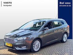 Ford Focus Wagon - 1.0 EcoBoost 125-pk Titanium First Edition 1200 kg geremd aanhangwagen gewicht