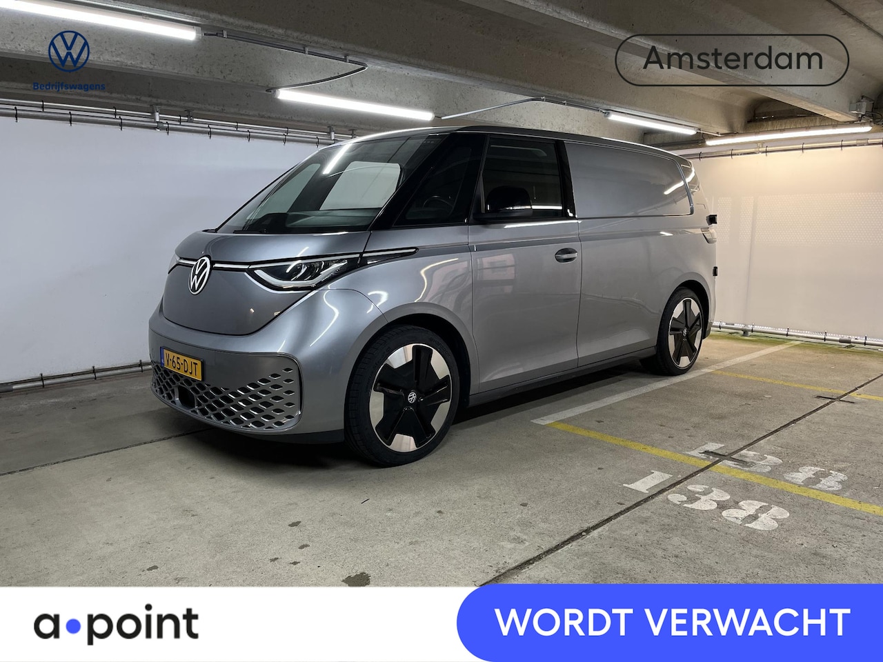 Volkswagen ID. Buzz Cargo - 77 kWh 204 pk | Navigatie via App | Elektr. trekhaak | Parkeersensoren | Achteruitrijcamer - AutoWereld.nl