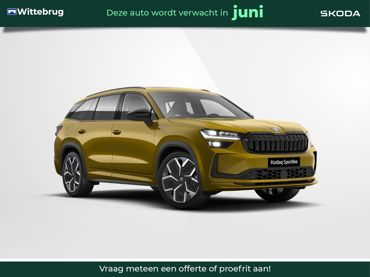 Skoda Kodiaq - 1.5 TSI PHEV Sportline Business / Trekhaak / Panoramadak / Comfort pakket / Light & view p - AutoWereld.nl