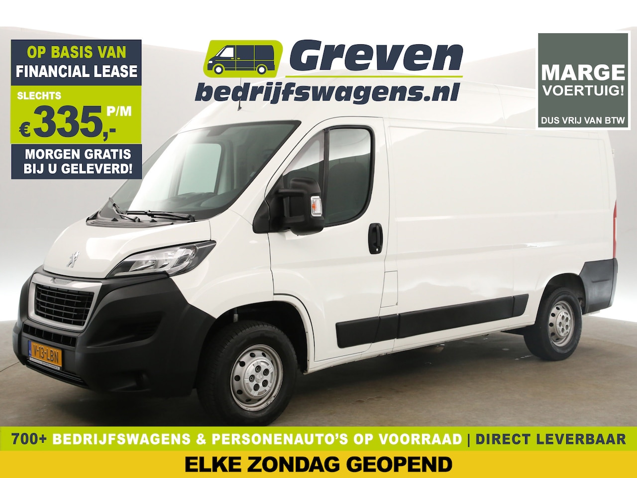 Peugeot Boxer - 333 2.2 BlueHDI L2H2 | MARGE! | Airco Parkeersensoren 3 Persoons Elektrpakket - AutoWereld.nl