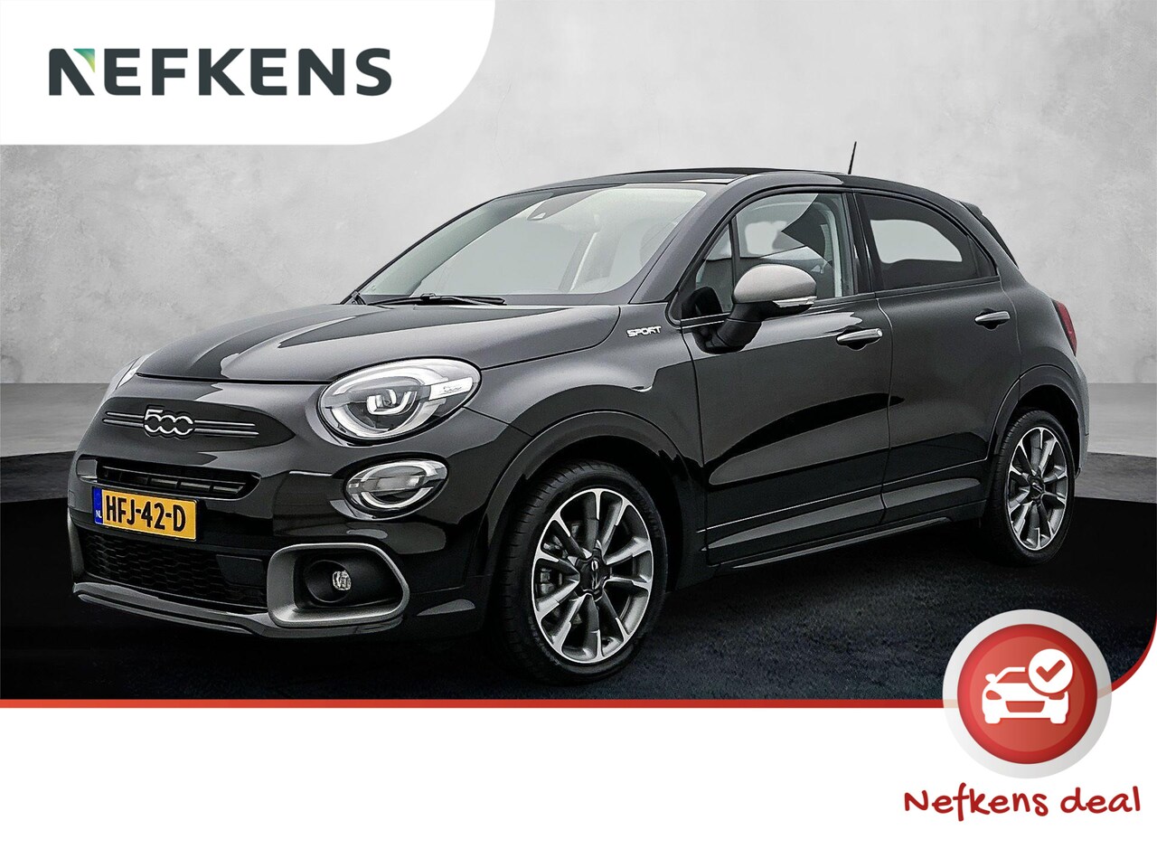 Fiat 500 X - CABRIO Sport 130 pk Automaat | Navigatie | Vouwdak | Achteruitrijcamera | Parkeersensoren - AutoWereld.nl