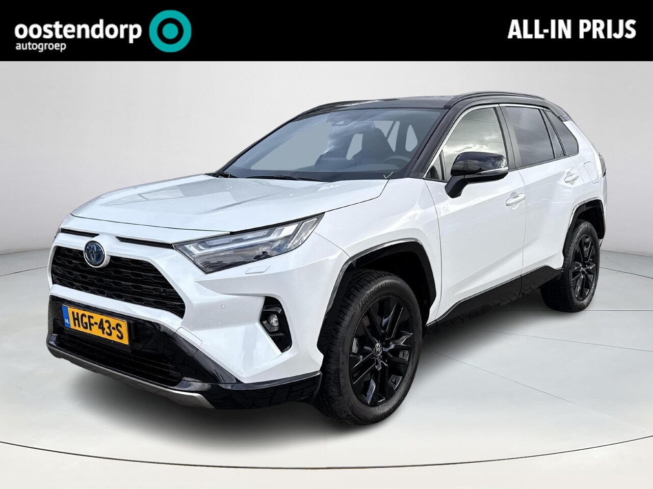 Toyota RAV4 - 2.5 Hybrid AWD Bi-Tone **STUUR- EN STOELVERWARMING/ ELEKTRISCHE STOELEN/ 36 MAANDEN GARANT - AutoWereld.nl