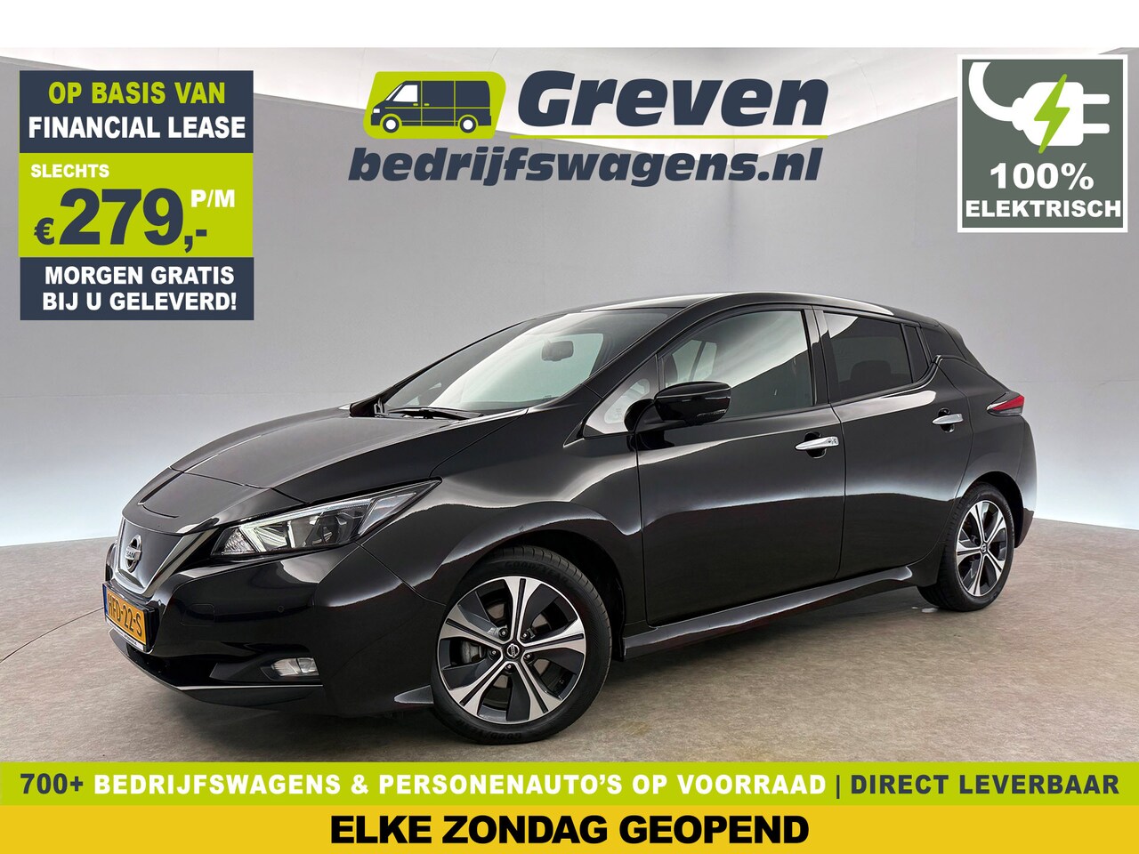 Nissan LEAF - N-Connecta 40 kWh | Elektrisch | 150PK 360Camera Carplay Cruise Clima LED Navi | Stoel/Stu - AutoWereld.nl