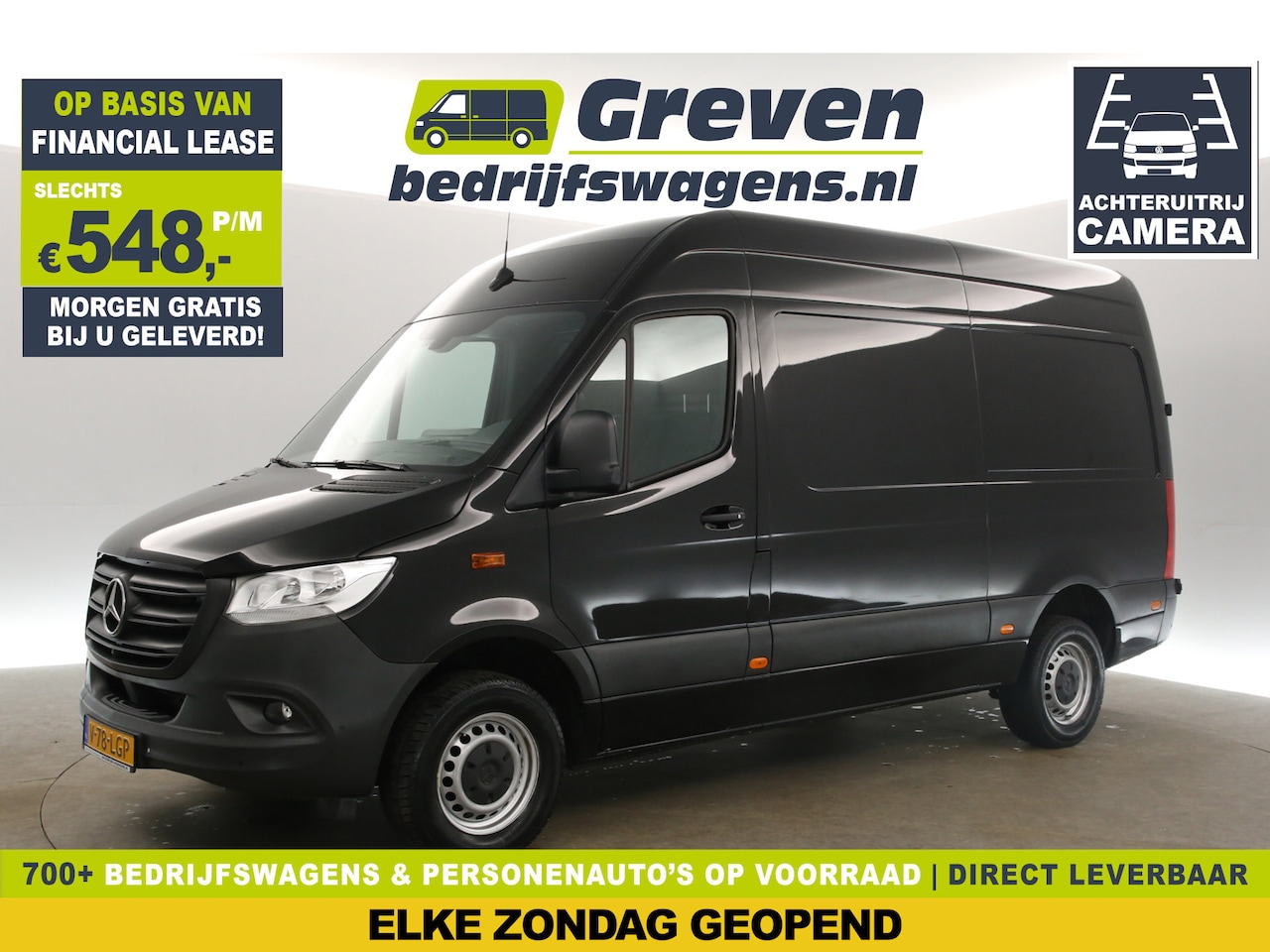 Mercedes-Benz Sprinter - 317 1.9 CDI L2H2 170PK 360Camera Airco Carplay Cruise Navi PDC 3 Persoons DAB+ - AutoWereld.nl