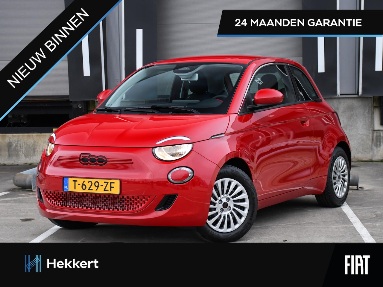 Fiat 500 - RED 24 kWh 95pk Automaat 40KM! | NAVI | DAB | USB | CRUISE.C | DIGITAAL DASHBOARD - AutoWereld.nl