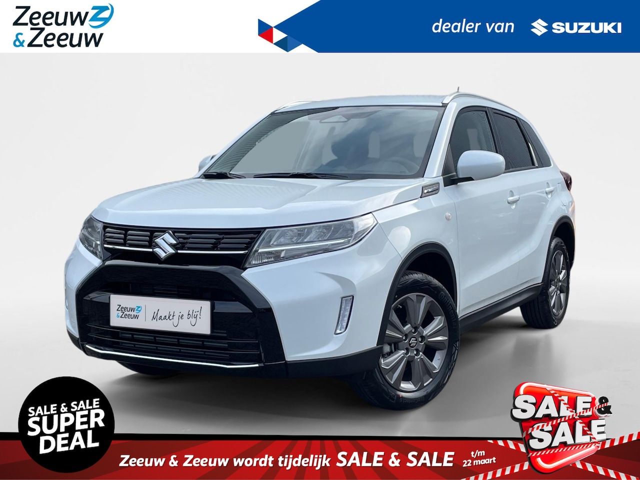 Suzuki Vitara - 1.4 Boosterjet Select Smart Hybrid | VOORRAAD! | €1500,- Korting | - AutoWereld.nl