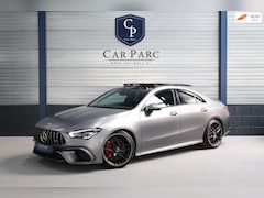 Mercedes-Benz CLA-Klasse - AMG 45 S 4MATIC+ MATT/MULTIBEAM/VIRTUAL/SFEER/LEER+S.VERWARMING+VERKOELING+MEMORY/19"/ACC/