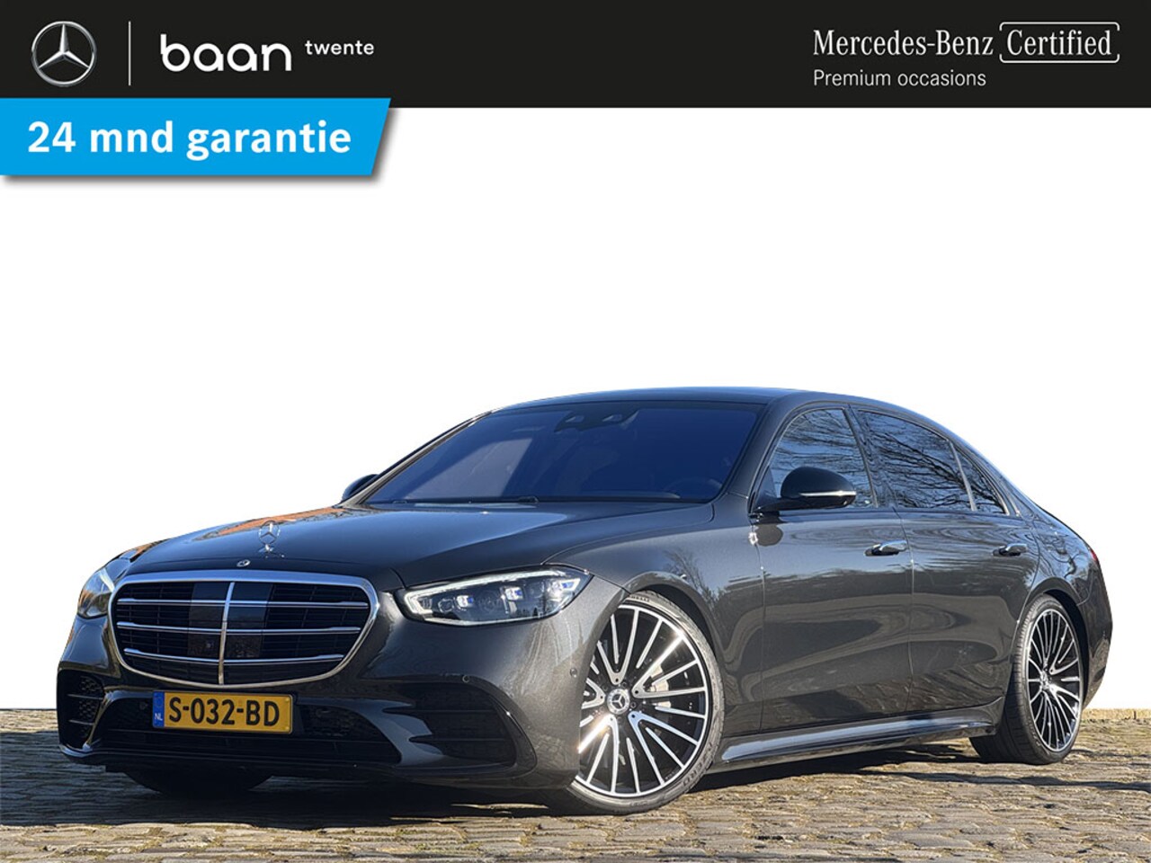 Mercedes-Benz S-klasse - S 580 e Lang AMG Line | First Class Achter. | Airmatic | Panoramadak | Achterasbesturing | - AutoWereld.nl