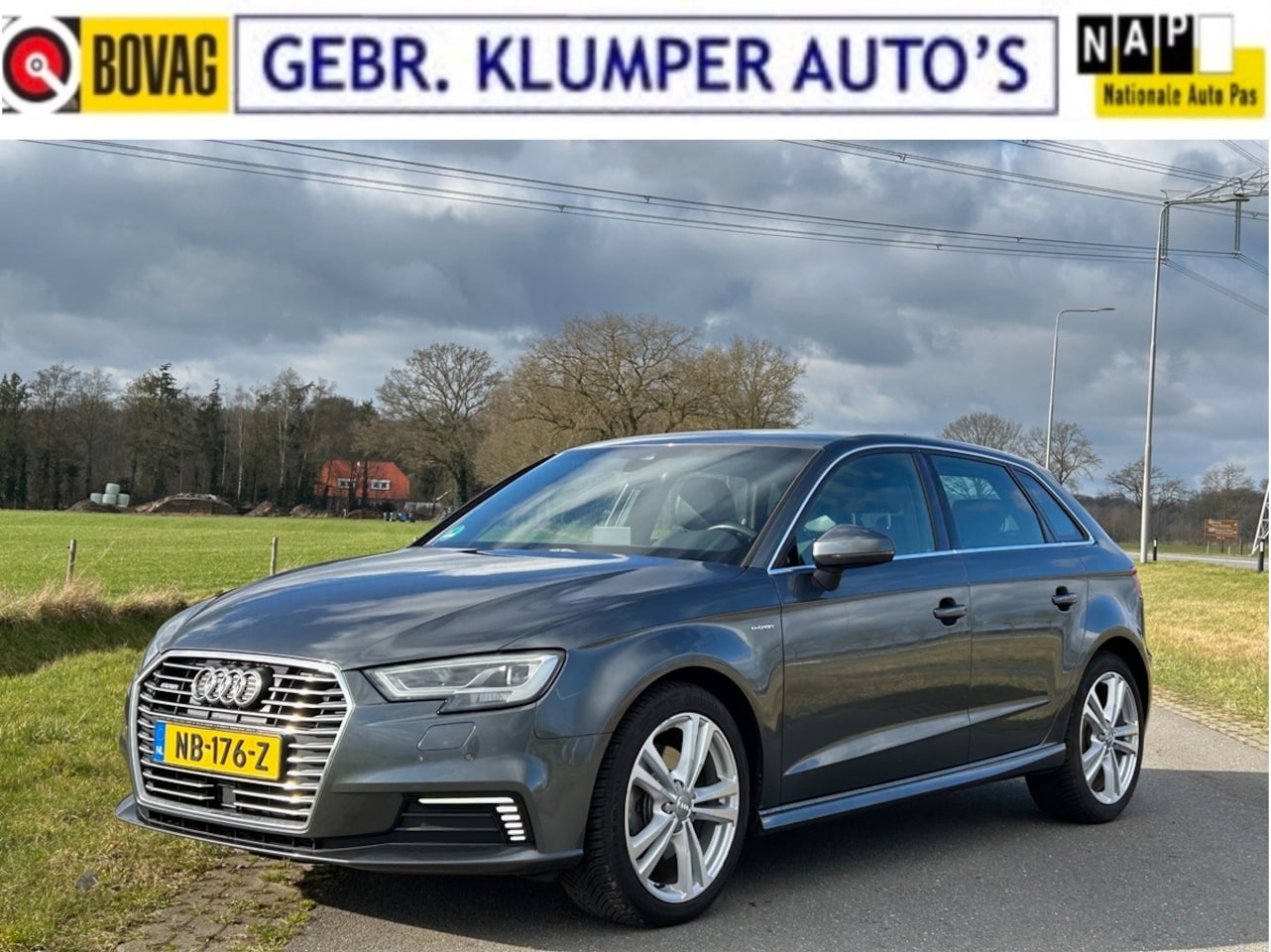 Audi A3 Sportback - 1.4 e-tron Sport S-Line, Virtual, Cruise, LED, Keyless, Navi - AutoWereld.nl