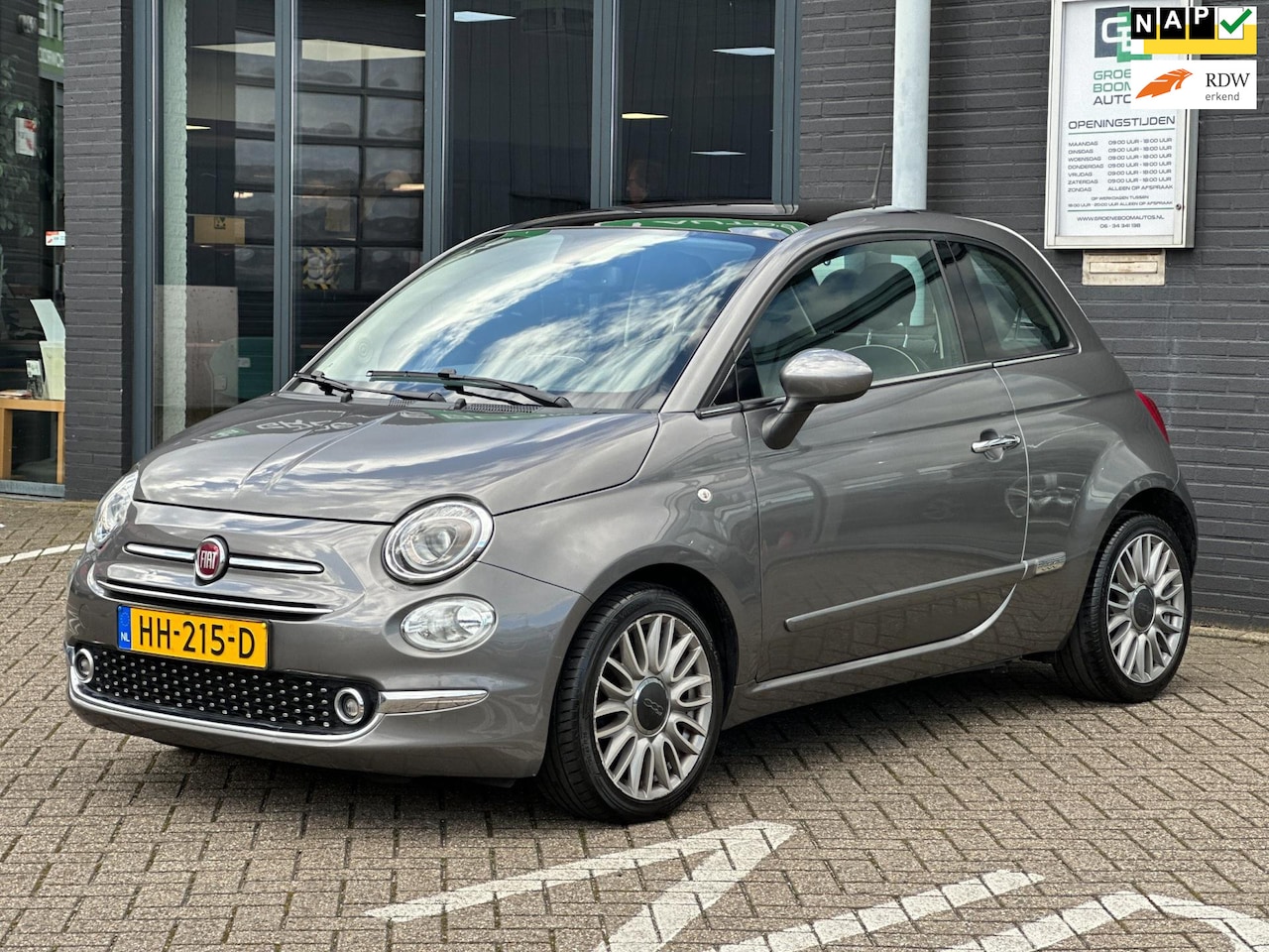 Fiat 500 - 0.9 TwinAir Turbo Lounge/PANO-DAK/APP-CONNECT/NAVI/NL-AUTO NAP!! - AutoWereld.nl