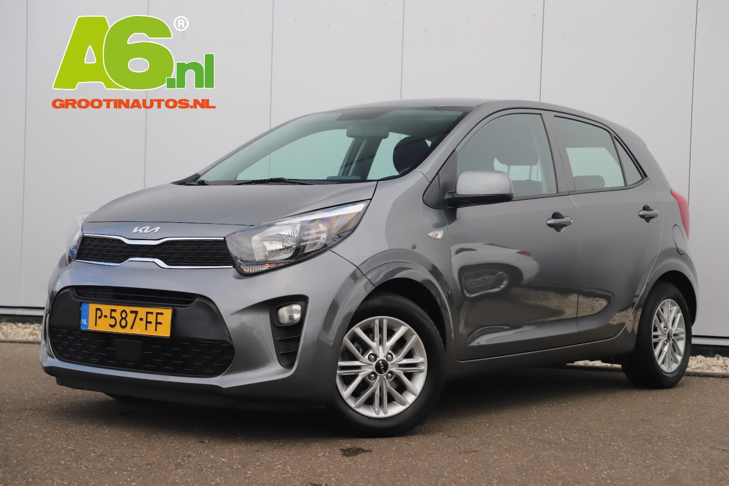 Kia Picanto - 1.0 DPi DynamicLine Carplay Android Navigatie Achteruitrijcamera 14 inch LMV Airco Elektri - AutoWereld.nl