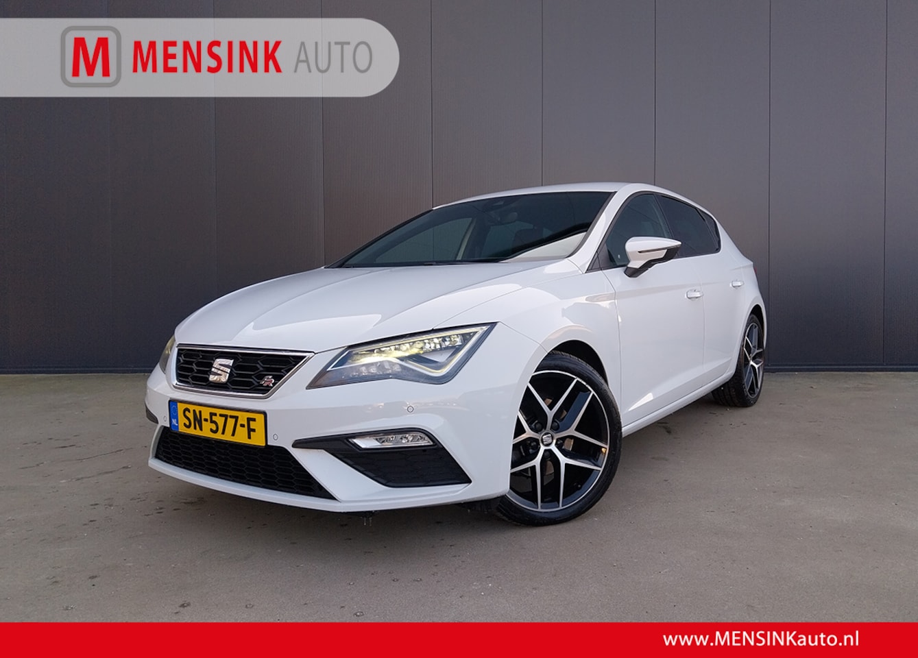 Seat Leon - 1.4 EcoTSI 150 PK FR 360 CAMERA HALF LEER APPLE CARPLAY FULL LED NAVI CRUISE ECC - AutoWereld.nl