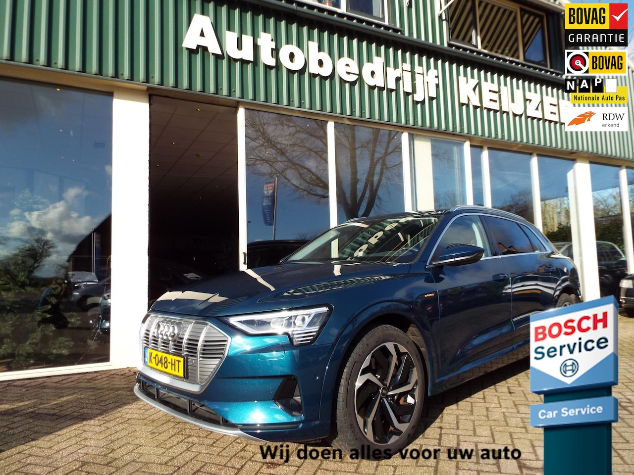 Audi e-tron - 50 quattro Business edition Plus 71 kWh TREKHAAK-DAK-BOVAG-NAP - AutoWereld.nl