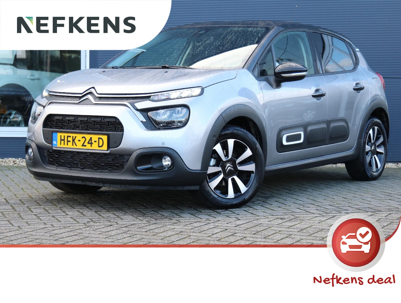 Citroën C3 - 110pk Feel Edition | Climate | Navigatie | Parkeerhulp | CarPlay | 16" LMV | P.Glass - AutoWereld.nl