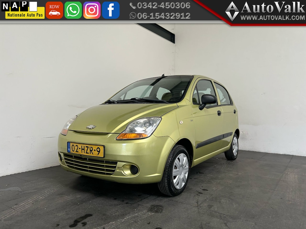 Chevrolet Matiz - 0.8 Style. Airco. Stuurbekr. APK 03-2026! - AutoWereld.nl