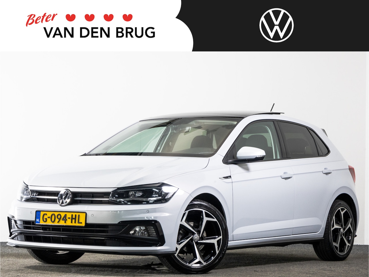 Volkswagen Polo - R-Line 1.0 TSI 95 PK |LED | Panoramadak | Stoelverwarming | Achteruitrijcamera | Stoelverw - AutoWereld.nl