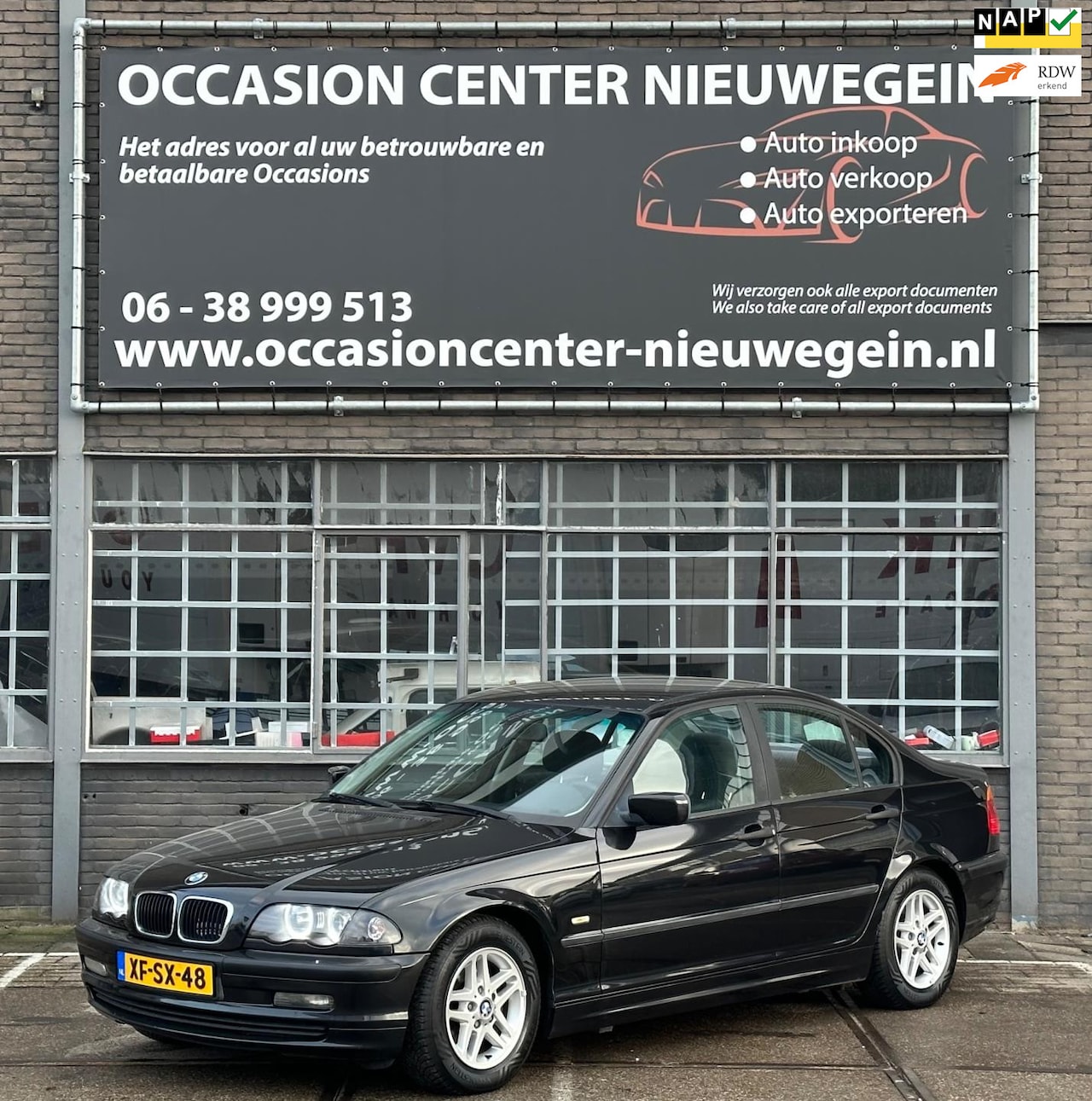 BMW 3-serie - 318i Executive 1998 Zwart ECC/Angel Eyes/LMV/NAP! - AutoWereld.nl