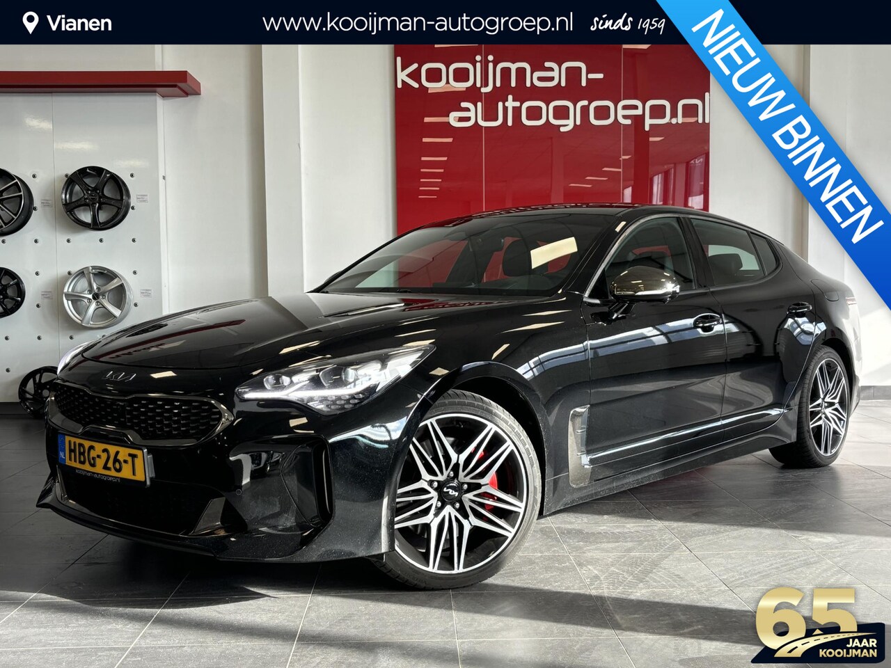 Kia Stinger - 3.3 Twin Turbo V6 AWD GT PRO 360' Graden Camerazicht, Lederenbekleding, Stoelverwarming&Ve - AutoWereld.nl