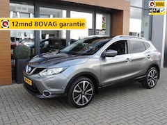 Nissan Qashqai - 1.2-T Tekna 83.000km | Panodak | Voorruitverw | 19'' | Halfleer+stoelverw | LED kopl | ECC